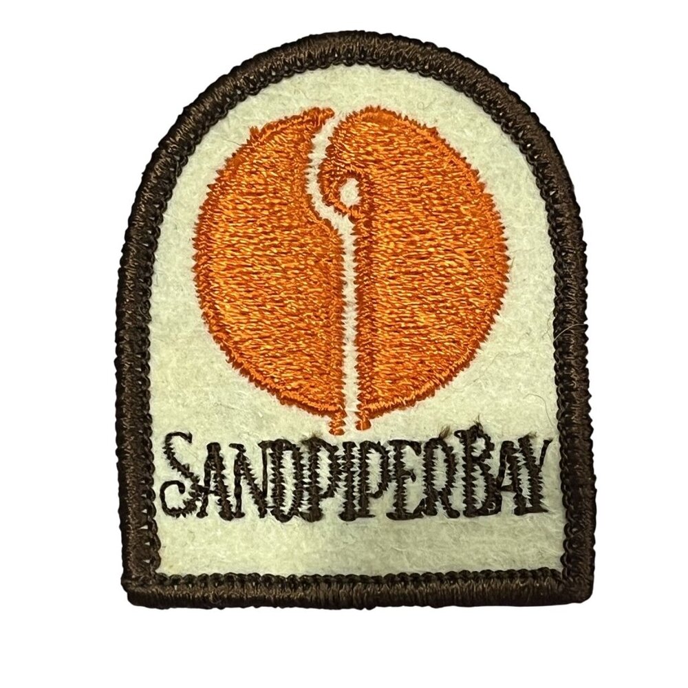 Vintage Sandpiper Bay Golf Course Embroidered Sew On Patch
